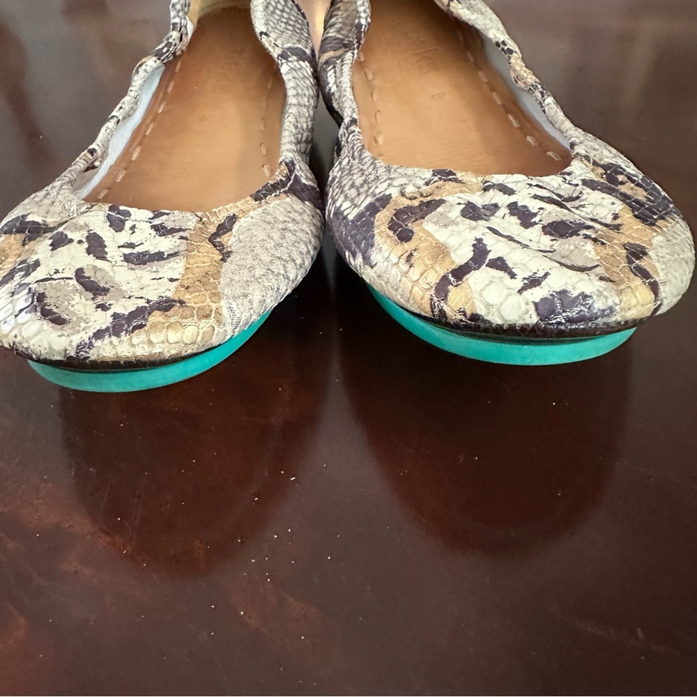 Tieks SAND SNAKE Ballet Flat Size 8 Very Good Preowned Condition - Picture 2 of 4